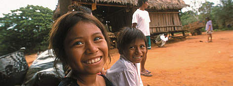 Children in a village, forest of Manuripi National Wildlife Reserve, Pando, Bolivia
© WWF / Eduardo RUIZ rel=