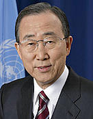 UN Secretary General, Ban Ki Moon