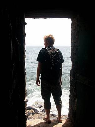 Overlooking the Atlantic Ocean from Gorey Island off the coast of Dakar during an educational trip ...
© WWF / Sawyer Blazek
© WWF / Sawyer Blazek