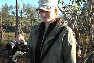 Helen filming Atlantic Forest documentary, Paraguay 2009
© WWF / Nicole Harari
© WWF / Nicole Harari