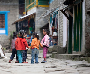 Children at play, Lukla Village, Nepal.
© WWF / Steve Morgan
© WWF / Steve Morgan