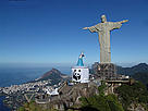 A 15m high inflatable bucket with water running from a tab, which WWF-Brazil's Freshwater team managed to place in front of the world famous