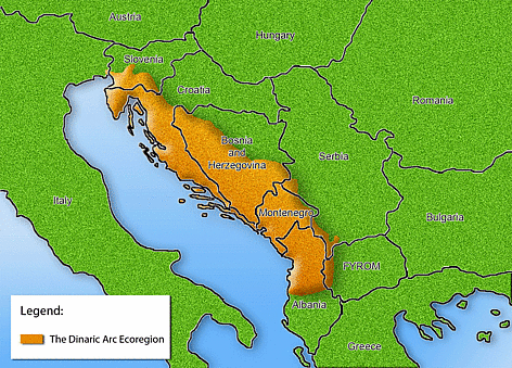 Dinarski luk mapa
© © Nebojša Mijatović / DAE project rel=