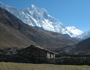 Island Peak looms high above the tiny village of Dingboche in the Himalayas, Nepal.
© WWF / Richard McLellan
© WWF / Richard McLellan