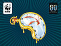 A Dali style watch on the classic Earth Hour style background. © WWF Spain A Dali style watch on the classic Earth Hour style background.