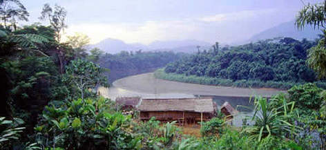 Pukapuki village in the Hunstein Range, Papua New Guinea.
© WWF / Paul Chatterton rel=