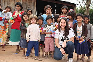 Me with the kids of the Tacuaró Reserve in Caazapa, Paraguay
© WWF / Francisco Pereira
© WWF / Francisco Pereira