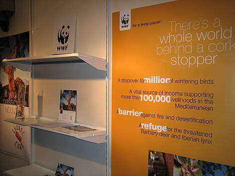 WWF at the London International Wines and Spirits Fair, one of the major wine trade events worldwide / ©: WWF-Mediterranean / Chantal MENARD rel=