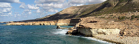 The coastline of the Green Mountain, Eastern Region of Libya
© A..Pomè - WWF Mediterranean The coastline of the Green Mountain, Eastern Region of Libya rel=