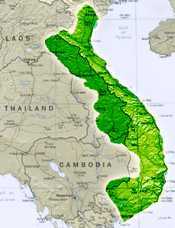 Map of the Greater Annamites / ©: WWF Map of the Greater Annamites / ©: WWF