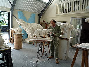 Mark Coreth sculpted the original Ice Bear skeleton in his studio from plaster and armature wire. ...
© The Ice Bear Project Ltd
© The Ice Bear Project Ltd