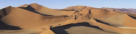 Sand dunes. Namib-Naukluft National Park, Namibia.
© Martin HARVEY / WWF rel=