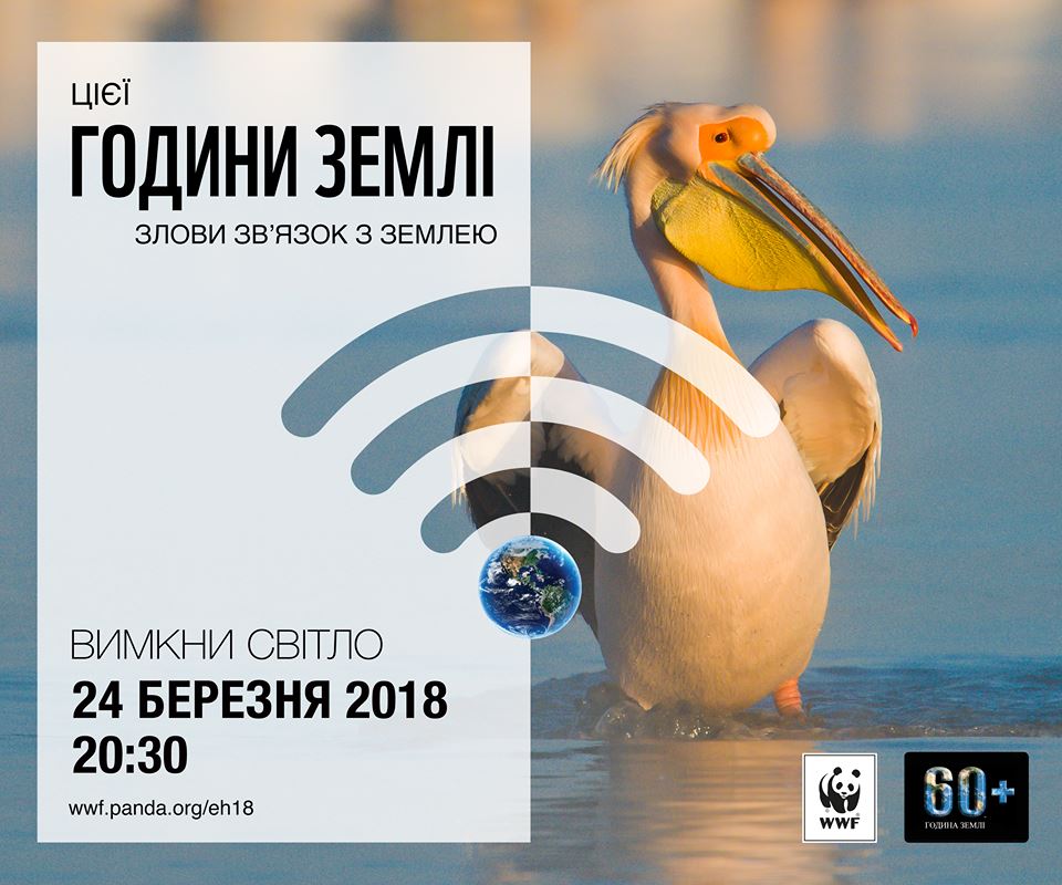 "Час Земли" 2018 проходит под девизом "Поймай связь с Землей" 