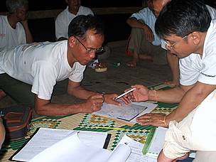Rattan project manger working with villagers, Laos, Greater Mekong.
© WWF Laos
© WWF Laos