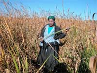 Ntuli women earn a regular income by weaving sedge grasses from the Mbongolwane wetland in South ...
© WWF / Chris Marais
© WWF / Chris Marais