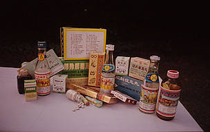 A selection of traditional Asian medicines containing rhinoceros horn.
© Esmond Bradley Martin / WWF
© Esmond Bradley Martin / WWF
