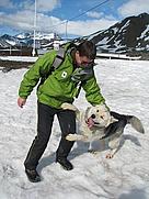 Playing with the huskies at the Polish research station at Hornsund, Svalbard
© WWF
© WWF