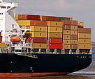 Container port on the North Sea, Antwerp, Belgium.