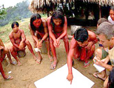 Wajãpi Indians in consultation with WWF-led expedition members. Tumucumaque Mountains National ...
© Zig Koch
© Zig Koch