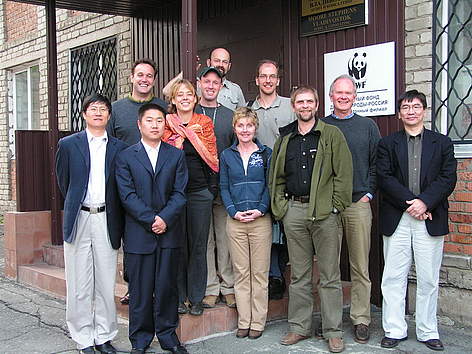 Amur-Heilong Steering Committee. From the left: Dr. Zhu Chunquan (WWF China), Dermot O'Gorman (WWF ...
© WWF Russia rel=