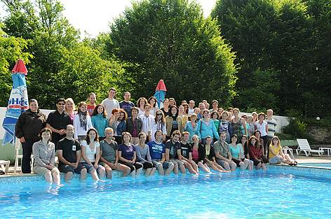 The WWF Danube Carpathian team at the anual regional team meeting in 2011 / ©: WWF rel=